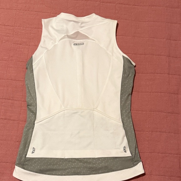 White and Gray Women's Cycling Top - Picture 2 of 8